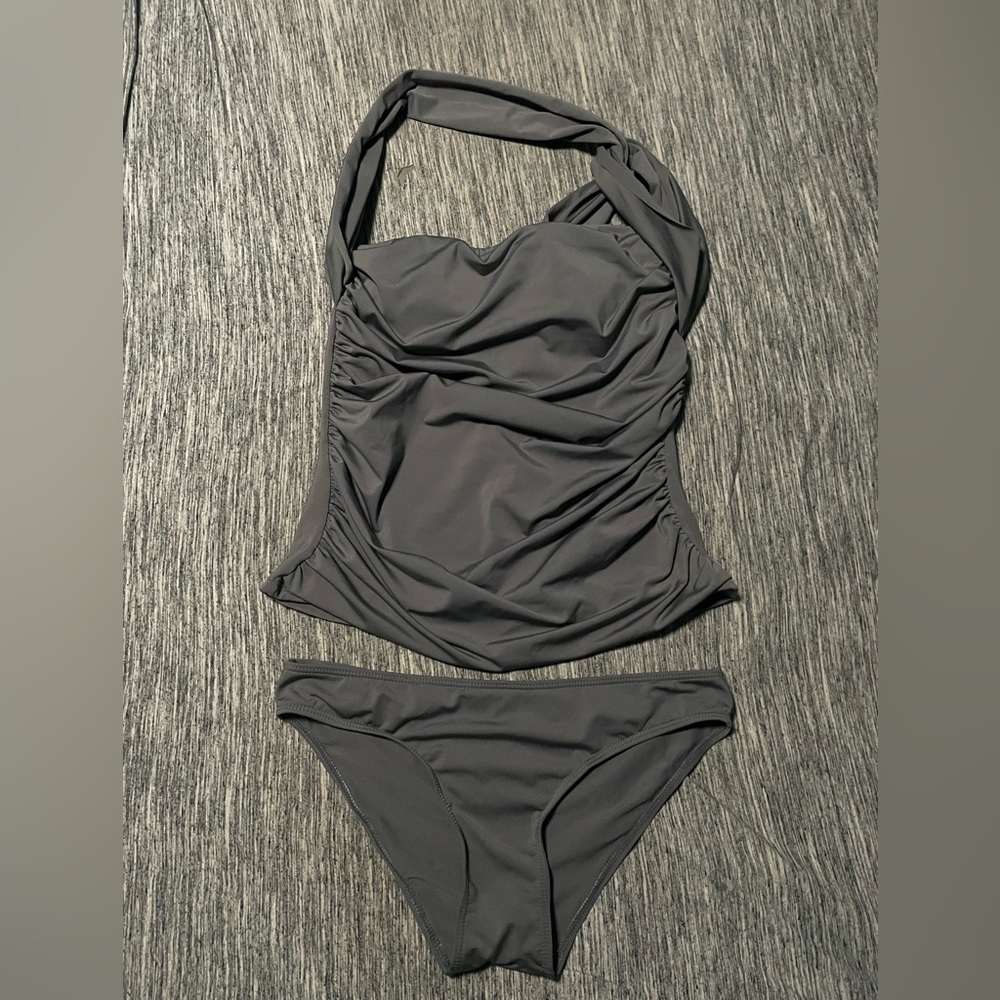 Gray tankini